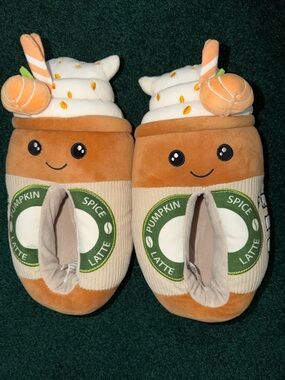 Pumpkin Spice Latte Women’s Slippers